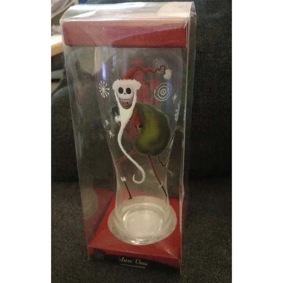 Disney Other - Nightmare Before Christmas Jack Skellington Water Glass Disney New In Box 2017